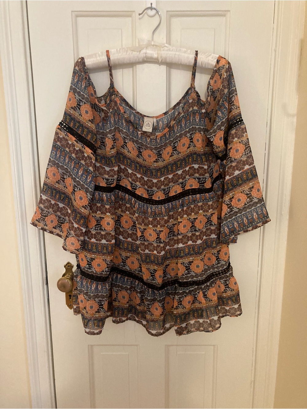 Boho off shoulder blouse
